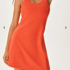 NWT Outdoor Voices Doing Things Dress size M coral